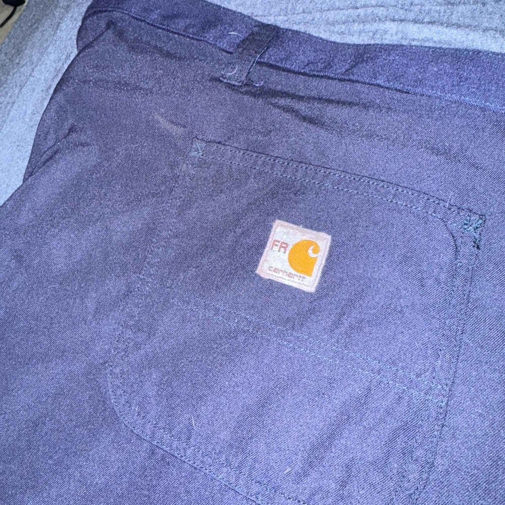 Navy Blue Carhartt FR Work Pants (BIG and TALL)